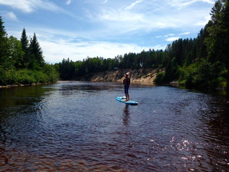 13km en paddleboard